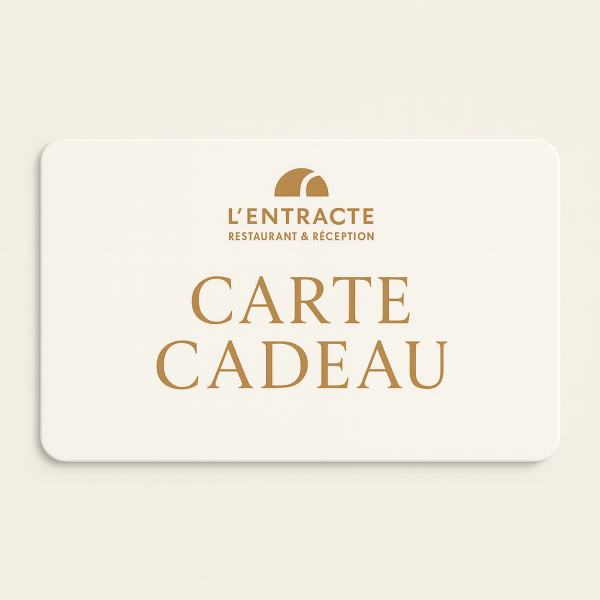 Carte-cadeau ENTRACTE